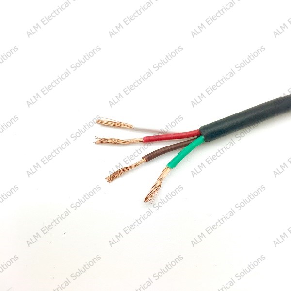 (image for) Four Core Thin Wall Cable 4 x 0.75mm² - 14.0 Amp